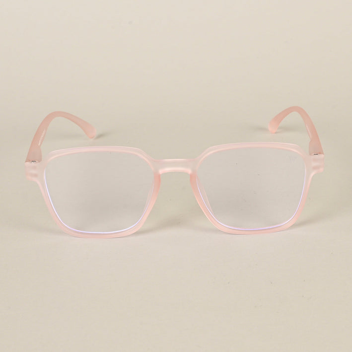 Voyage Air Pink Square Eyeglasses for Men & Women - MG4540