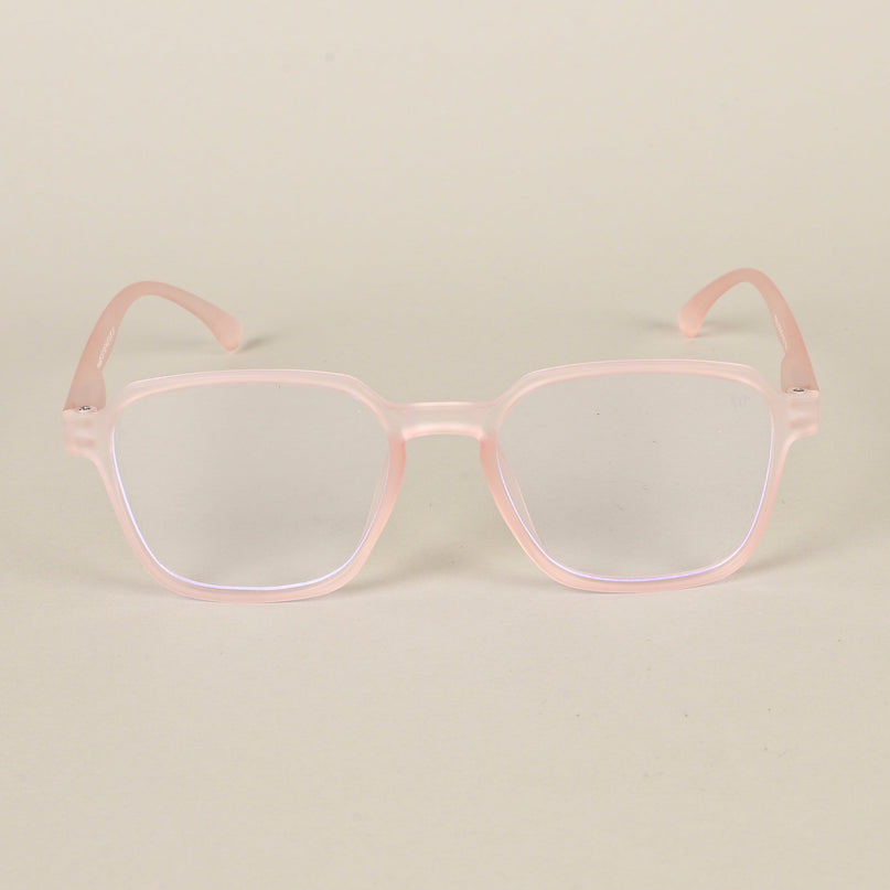 Voyage Air Pink Square Eyeglasses for Men & Women - MG4540