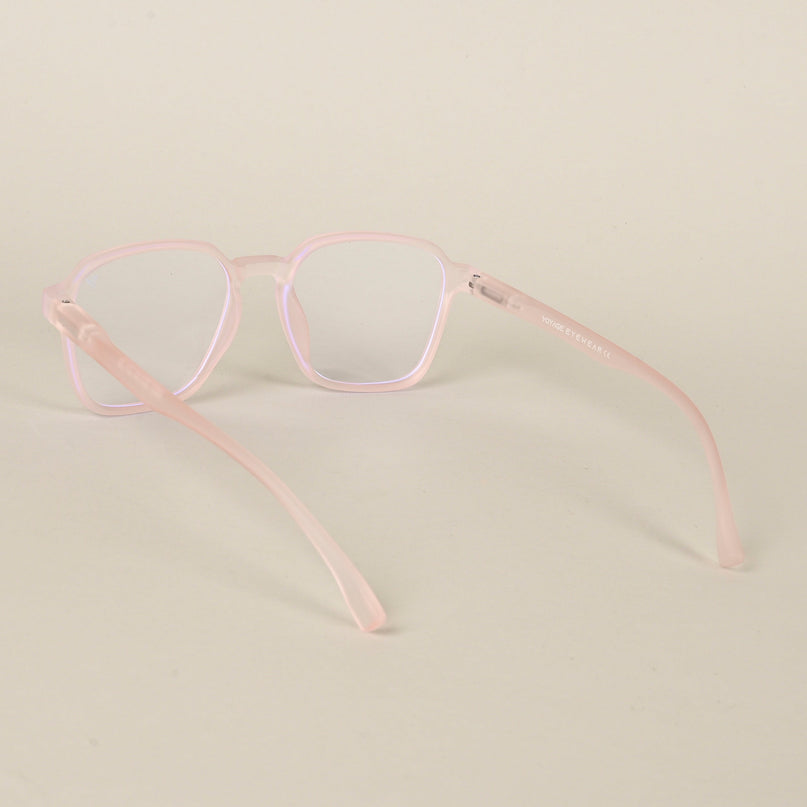 Voyage Air Pink Square Eyeglasses for Men & Women - MG4540