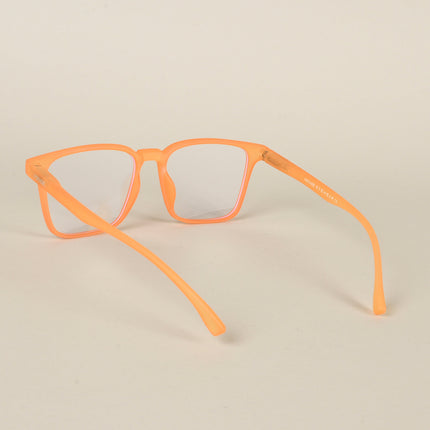 Voyage Air Orange Square Eyeglasses for Men & Women - MG4529