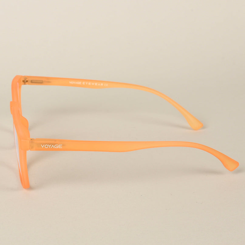 Voyage Air Orange Square Eyeglasses for Men & Women - MG4529