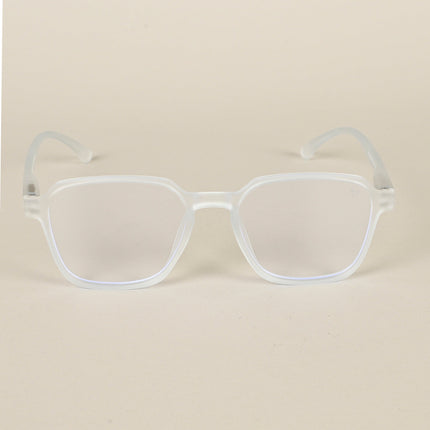 Voyage Air Light Blue Square Eyeglasses for Men & Women - MG4541