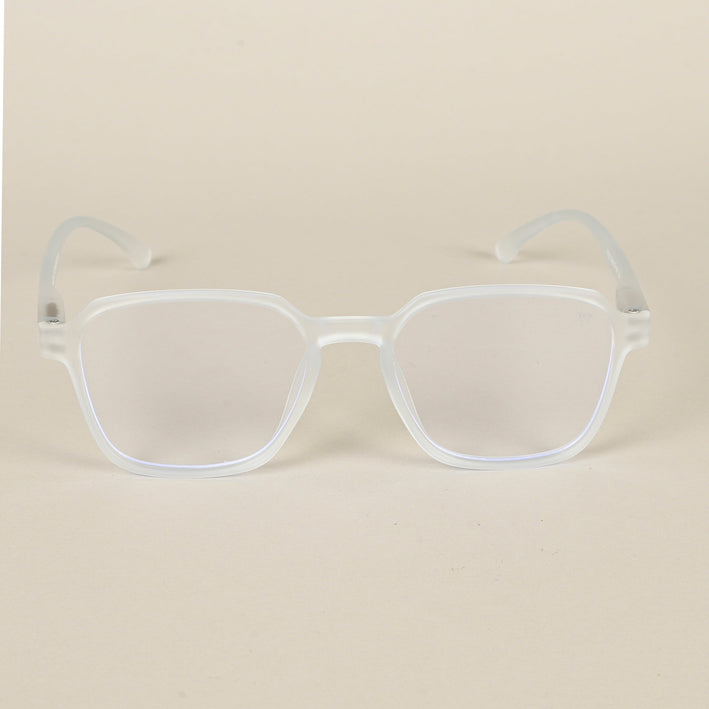 Voyage Air Light Blue Square Eyeglasses for Men & Women - MG4541