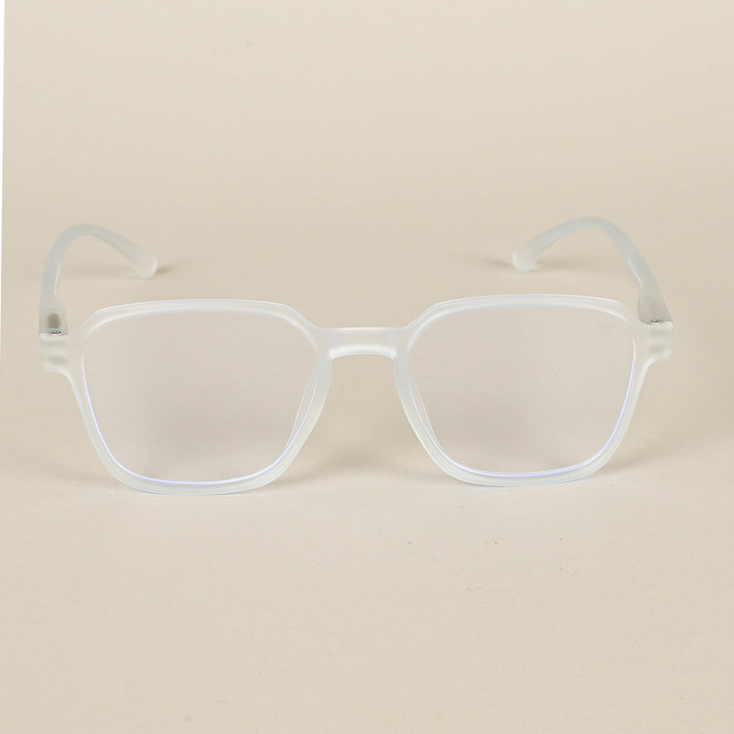 Voyage Air Light Blue Square Eyeglasses for Men & Women - MG4541