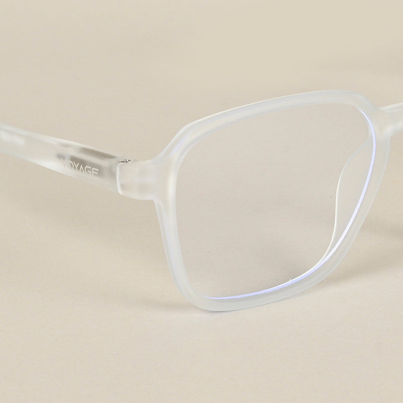 Voyage Air Light Blue Square Eyeglasses for Men & Women - MG4541