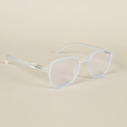 Voyage Air Light Blue Square Eyeglasses for Men & Women - MG4541