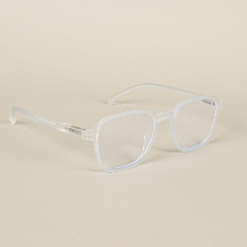 Voyage Air Light Blue Square Eyeglasses for Men & Women - MG4541