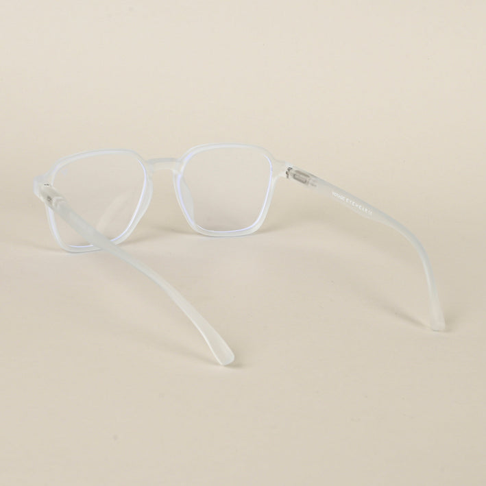 Voyage Air Light Blue Square Eyeglasses for Men & Women - MG4541