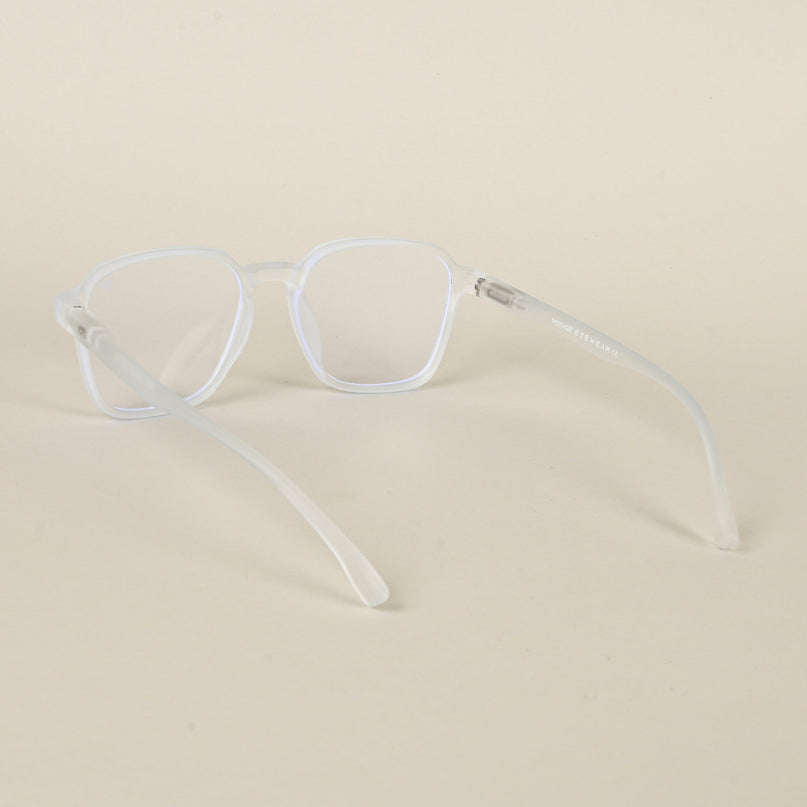 Voyage Air Light Blue Square Eyeglasses for Men & Women - MG4541