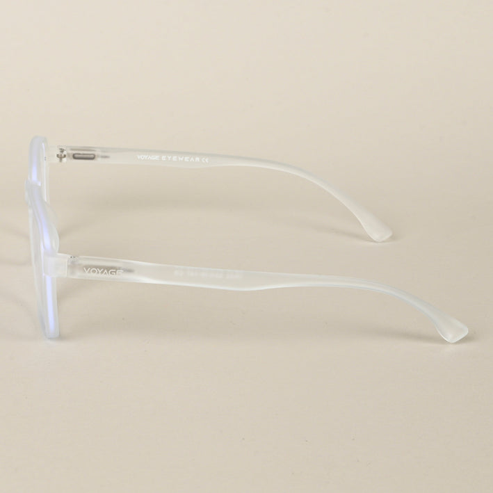 Voyage Air Light Blue Square Eyeglasses for Men & Women - MG4541