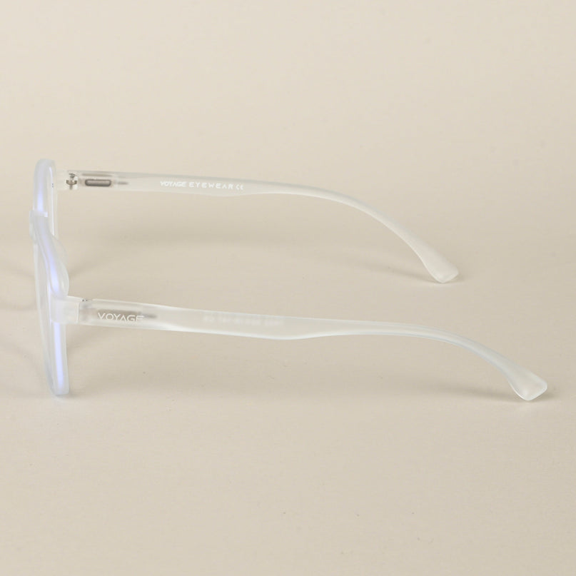 Voyage Air Light Blue Square Eyeglasses for Men & Women - MG4541