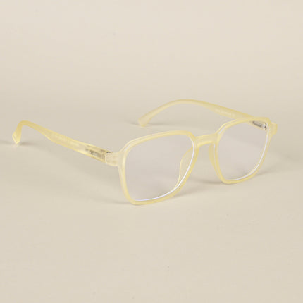 Voyage Air Yellow Square Eyeglasses for Men & Women - MG4537