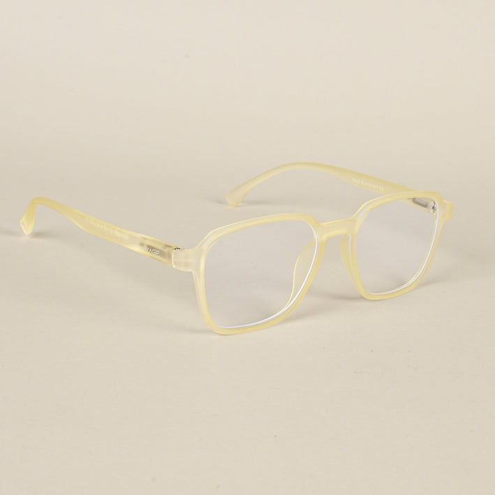 Voyage Air Yellow Square Eyeglasses for Men & Women - MG4537