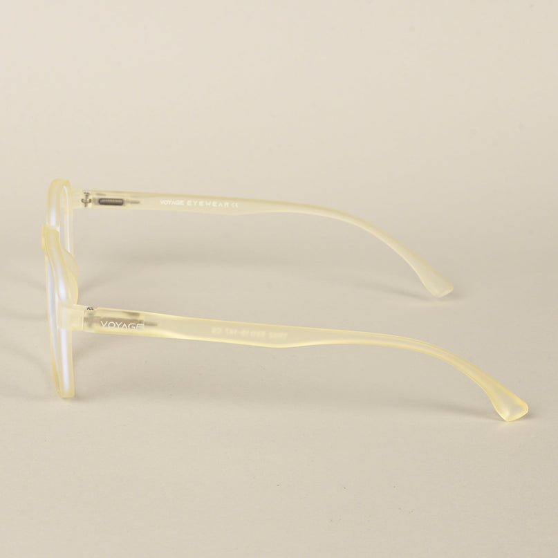 Voyage Air Yellow Square Eyeglasses for Men & Women - MG4537