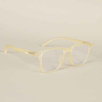 Voyage Air Yellow Square Eyeglasses for Men & Women - MG4527