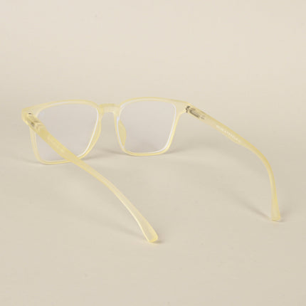 Voyage Air Yellow Square Eyeglasses for Men & Women - MG4527