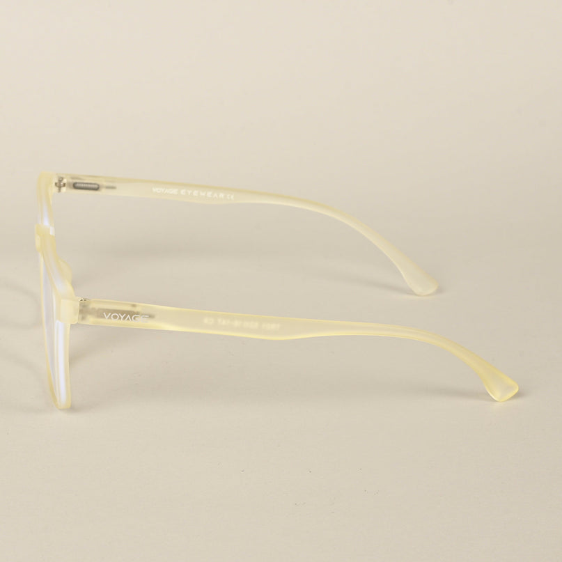 Voyage Air Yellow Square Eyeglasses for Men & Women - MG4527