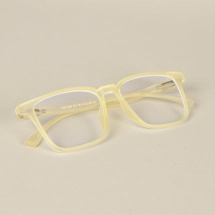 Voyage Air Yellow Square Eyeglasses for Men & Women - MG4527