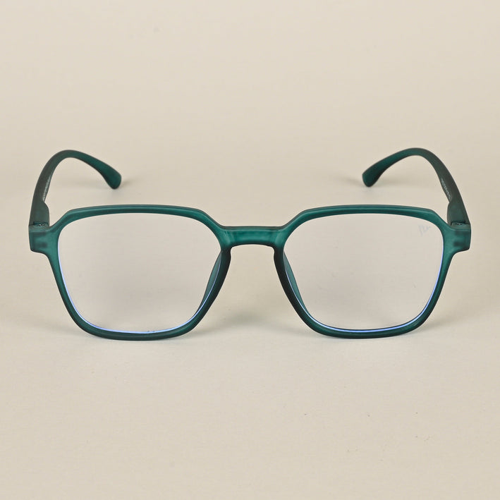 Voyage Air Green Square Eyeglasses for Men & Women - MG4538