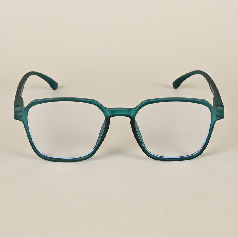 Voyage Air Green Square Eyeglasses for Men & Women - MG4538