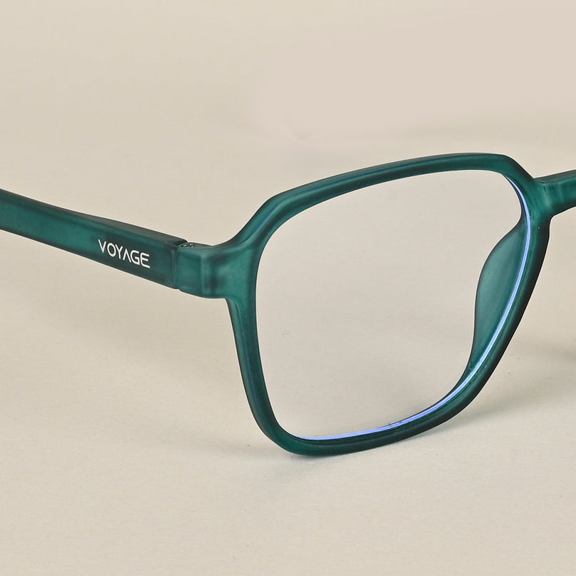 Voyage Air Green Square Eyeglasses for Men & Women - MG4538
