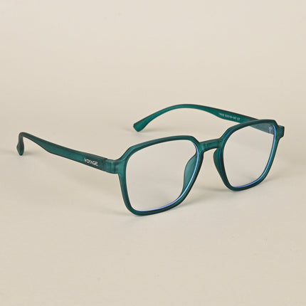 Voyage Air Green Square Eyeglasses for Men & Women - MG4538