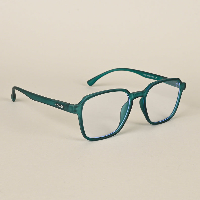 Voyage Air Green Square Eyeglasses for Men & Women - MG4538