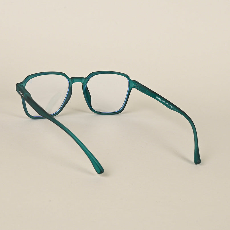 Voyage Air Green Square Eyeglasses for Men & Women - MG4538