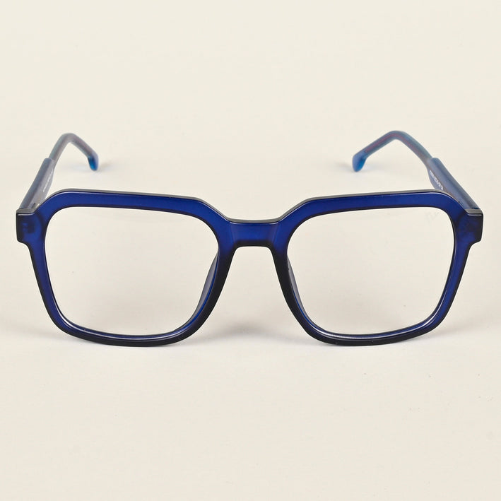 Voyage Navy Blue Wayfarer Eyeglasses for Men & Women - MG4915-C5