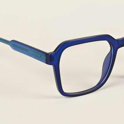 Voyage Navy Blue Wayfarer Eyeglasses for Men & Women - MG4915-C5