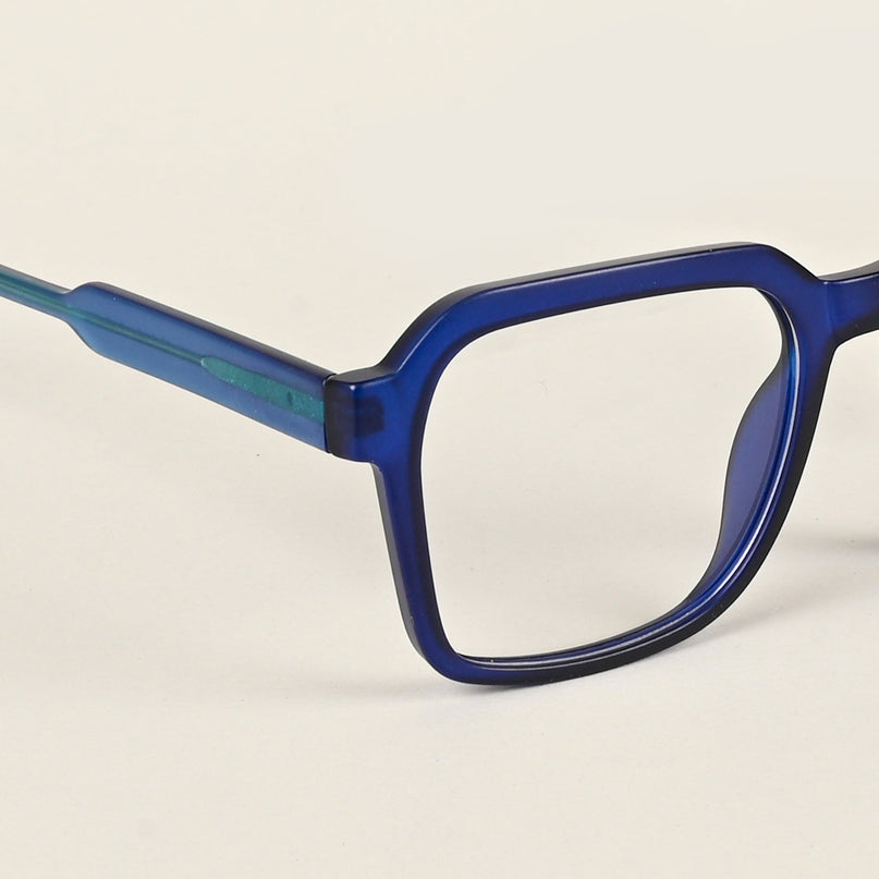 Voyage Navy Blue Wayfarer Eyeglasses for Men & Women - MG4915-C5