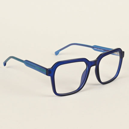 Voyage Navy Blue Wayfarer Eyeglasses for Men & Women - MG4915-C5