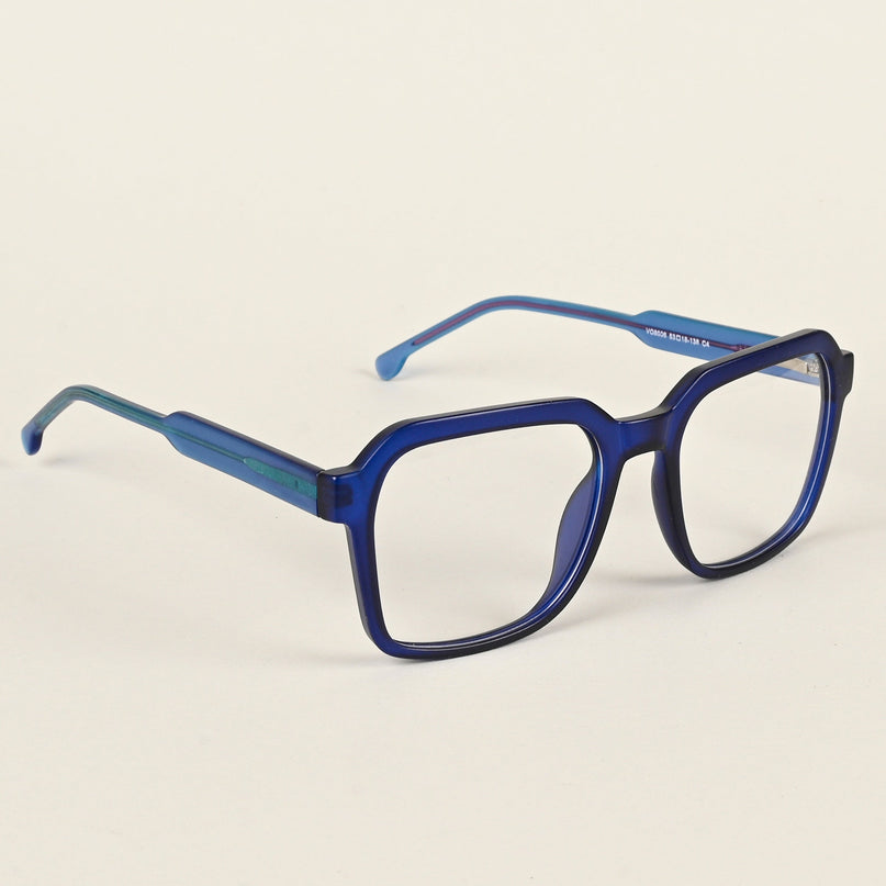 Voyage Navy Blue Wayfarer Eyeglasses for Men & Women - MG4915-C5