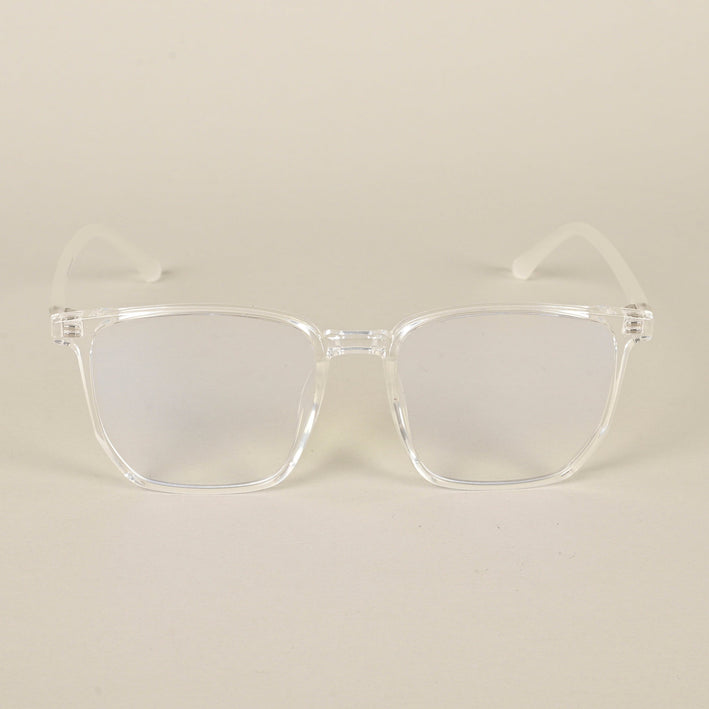 Voyage Air Clear Square Eyeglasses for Men & Women - MG4559-C3