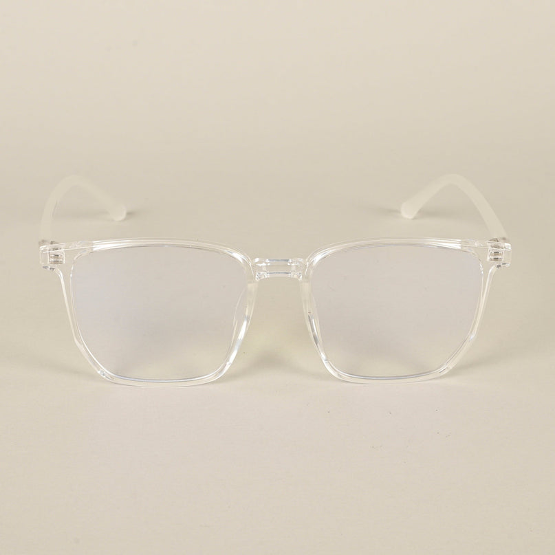Voyage Air Clear Square Eyeglasses for Men & Women - MG4559-C3