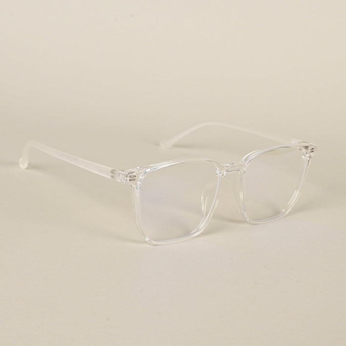 Voyage Air Clear Square Eyeglasses for Men & Women - MG4559-C3