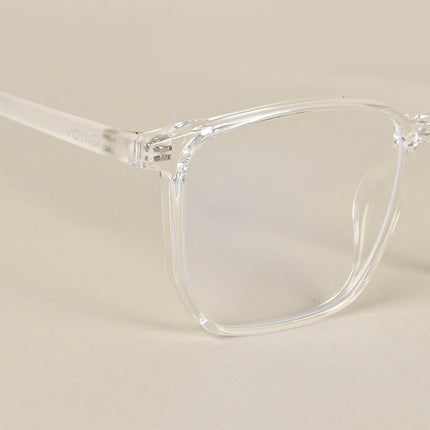 Voyage Air Clear Square Eyeglasses for Men & Women - MG4559-C3