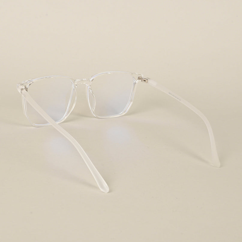 Voyage Air Clear Square Eyeglasses for Men & Women - MG4559-C3