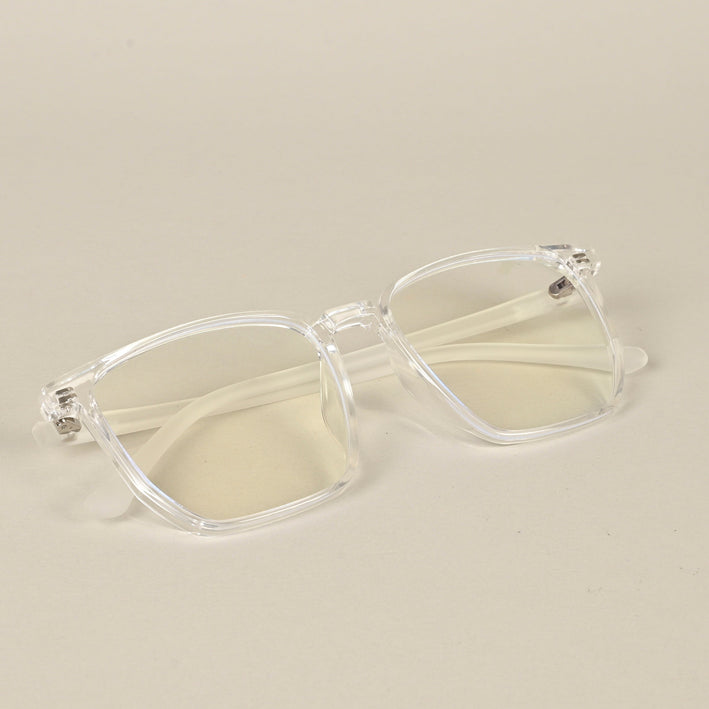 Voyage Air Clear Square Eyeglasses for Men & Women - MG4559-C3