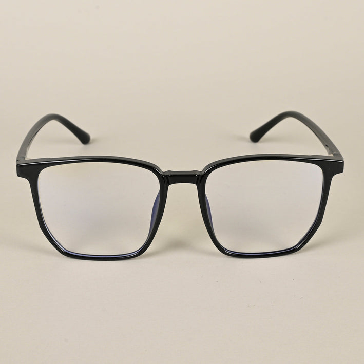 Voyage Air Black Square Eyeglasses for Men & Women - MG4558-C1