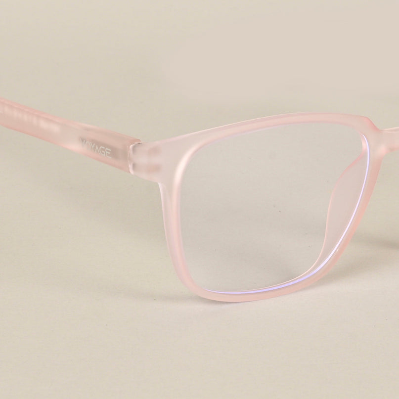 Voyage Air Pink Square Eyeglasses for Men & Women - MG4550