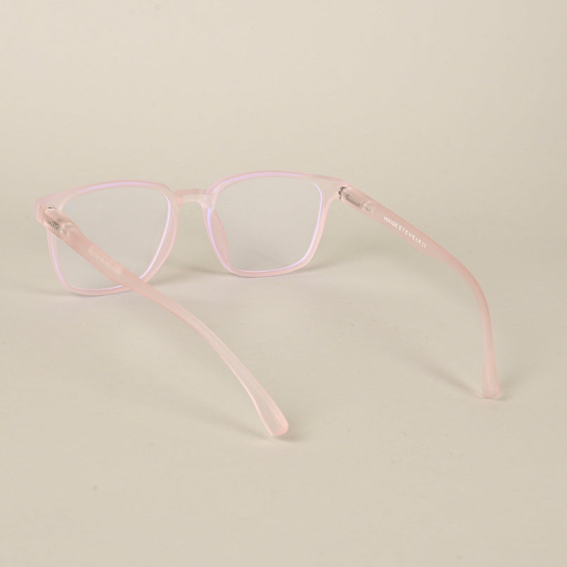 Voyage Air Pink Square Eyeglasses for Men & Women - MG4550