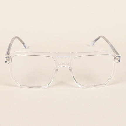 Voyage Maverick Transparent Wayfarer Eyeglasses for Men & Women - MG4918-C3