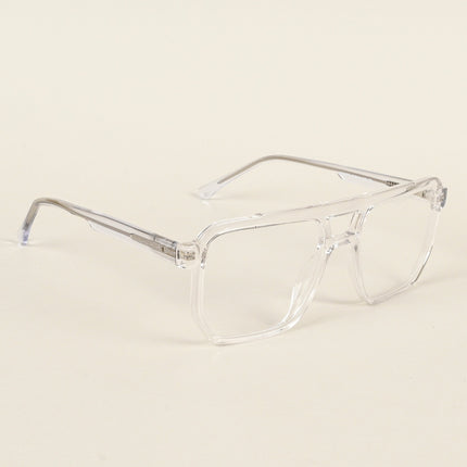 Voyage Maverick Transparent Wayfarer Eyeglasses for Men & Women - MG4918-C3