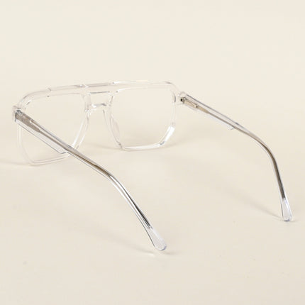Voyage Maverick Transparent Wayfarer Eyeglasses for Men & Women - MG4918-C3