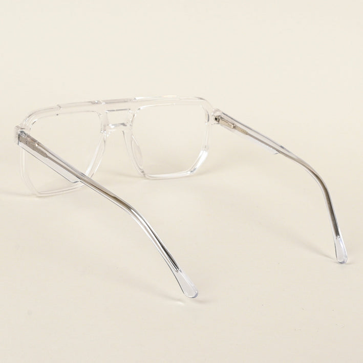 Voyage Maverick Transparent Wayfarer Eyeglasses for Men & Women - MG4918-C3