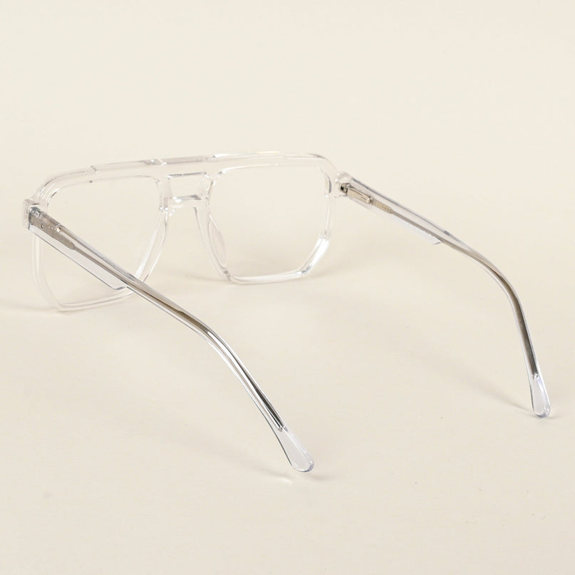 Voyage Maverick Transparent Wayfarer Eyeglasses for Men & Women - MG4918-C3
