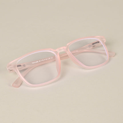 Voyage Air Pink Square Eyeglasses for Men & Women - MG4550