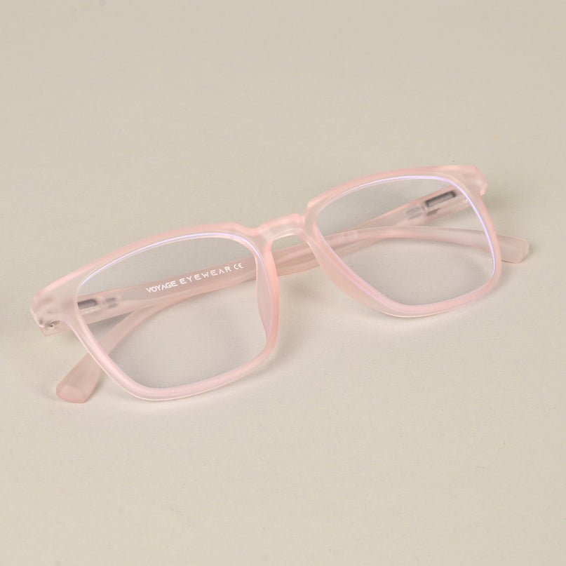 Voyage Air Pink Square Eyeglasses for Men & Women - MG4550