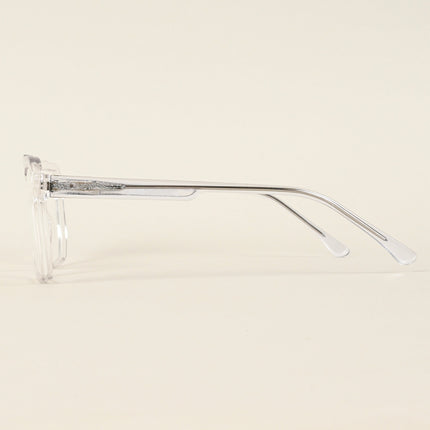 Voyage Maverick Transparent Wayfarer Eyeglasses for Men & Women - MG4918-C3